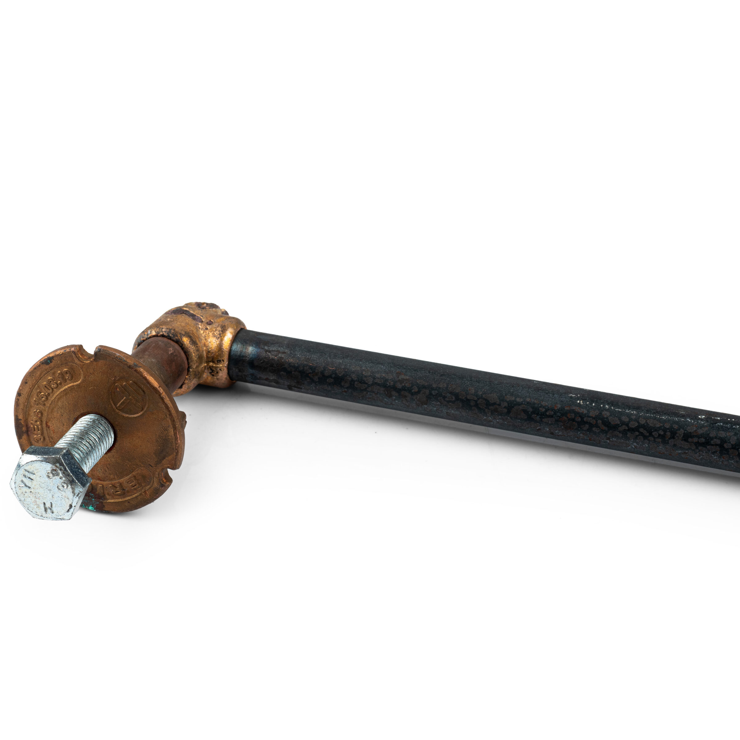 Product - Cadweld plaat 1x m10 vzv staal, haaks (1)